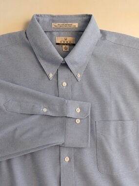 NWT ENRO American Oxford Button-Down Shirt – Men’s 19 / 34-35 Big